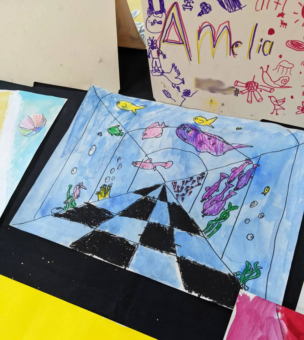 3. Amelia_first_artwork_in_summer_art_camp
