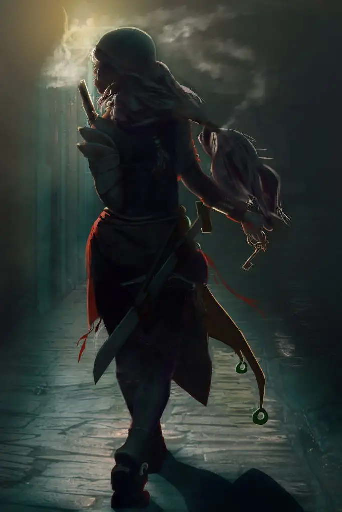 Digital character illustration in Photoshop. Digital Art
