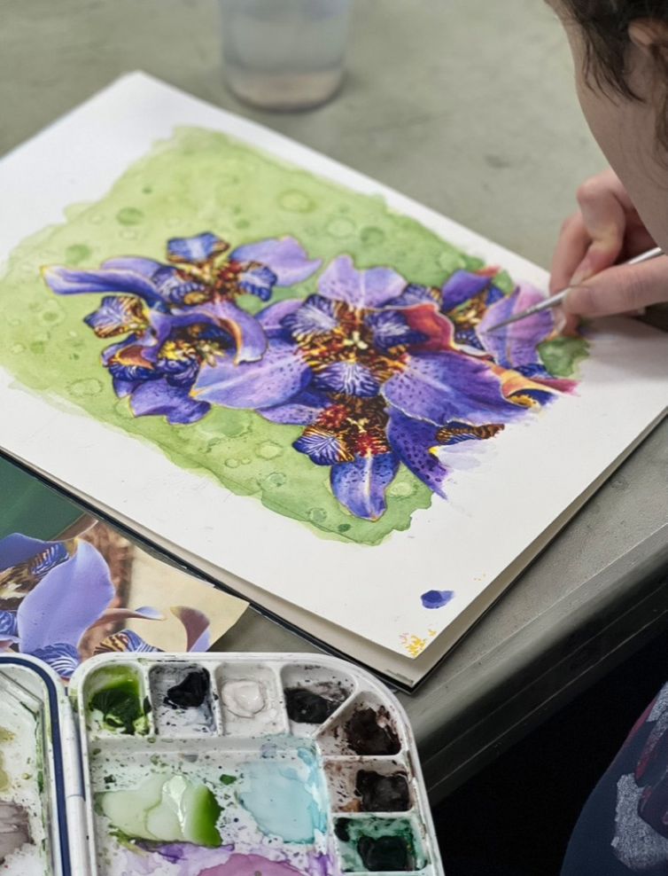 Adding_texture_in_watercolor_with_alcohol