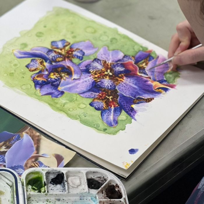 Adding_texture_in_watercolor_with_alcohol