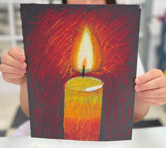 Chloe-candle-oilpastel-wide