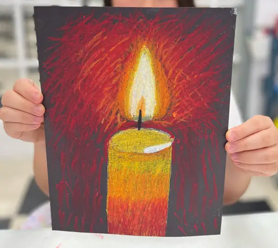 Chloe-candle-oilpastel-wide