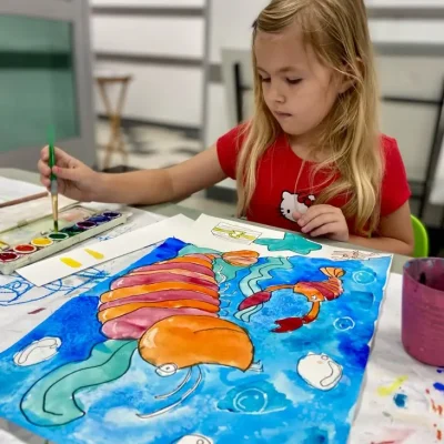 6_yrs_old_art_student_watercolor_project