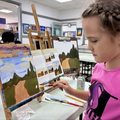 ART+academy_age_9_painting_with_acrylics