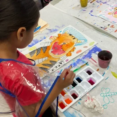 Art_student_6_yrs_old_learning_watercolor_skills