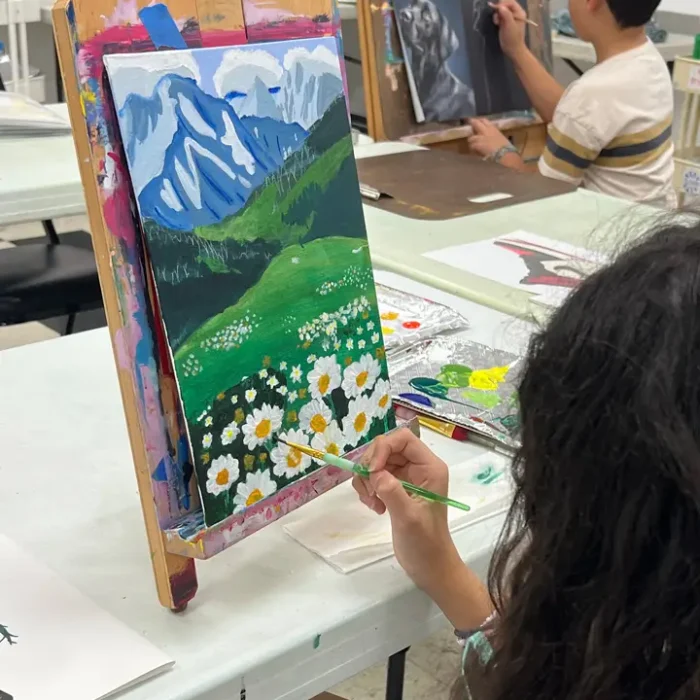 Showcase 9 to 12 year-old art students